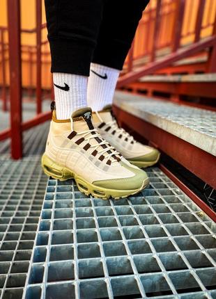 Nike air max sneakerboot 95 "khaki"4 фото