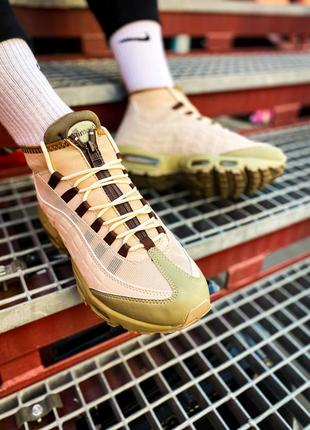 Nike air max sneakerboot 95 "khaki"5 фото