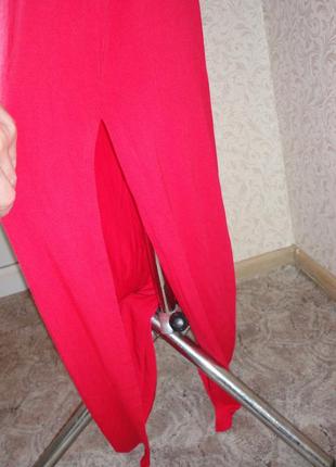 Красное платье макси asos р.xs    (ог 64-90, дл.155) стрейч вискоза5 фото