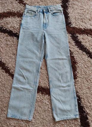 Женские джинсы rowe extra high straight jeans weekday