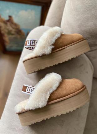 Угги на платформе с резинкою в стиле ugg