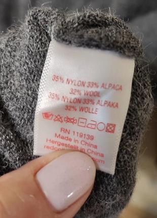 Мягкий джемпер кофта пуловер с шерстью и альпакою4 фото