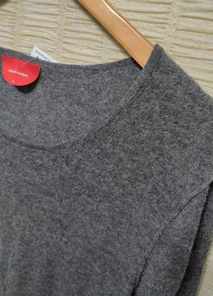 Мягкий джемпер кофта пуловер с шерстью и альпакою3 фото