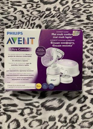 Молоковідсмоктувач електричний philips avent2 фото