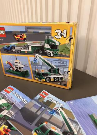 Lego creator транспортер гоночних автомобілів2 фото