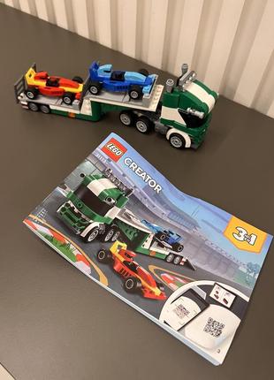 Lego creator транспортер гоночних автомобілів3 фото
