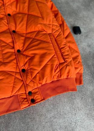 Куртка-бомбер помаранчева6 фото