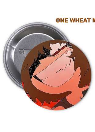 Значок one wheat mark одна пшенична марка