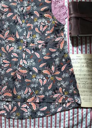 Легкая блуза блузка туника принт h&m размер 369 фото
