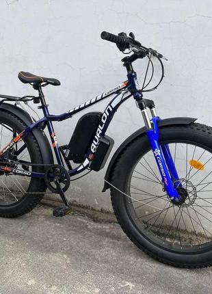 Электровелосипед 26-4.0 cubic-bike fat bike avalon 750w 10,4ah крылья с багажником