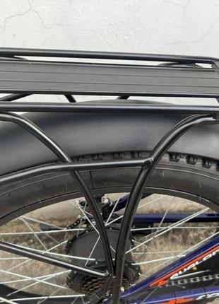 Електровелосипед 26-4.0 cubic-bike fat bike avalon 750w 10,4ah крила з багажником7 фото