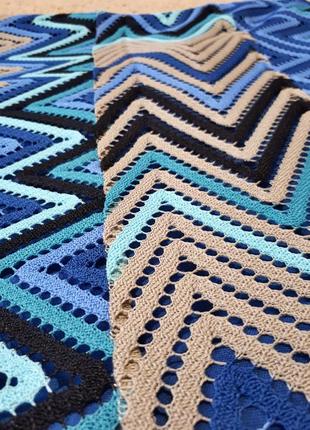 Яскрава сукня з візерунком "зигзаг" в стилі missoni бренду marks & spencer5 фото
