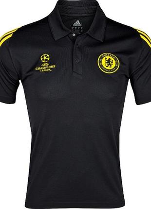 Футболка поло теніска adidas cfc eu polo фк челсі