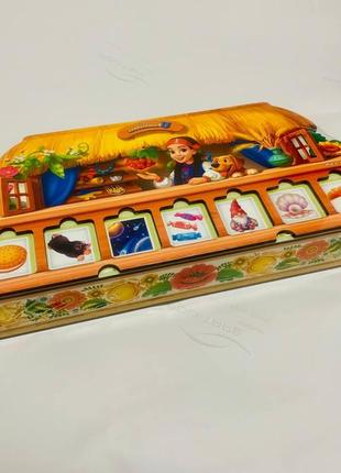 Дерев'яна дитяча розвивальна гра пазл-головоломка "ребус"