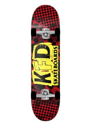 Kfd скейтборд ransom complete skateboard 8.25" - red (frd.037571)