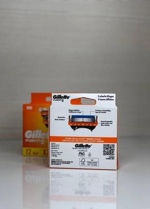 Змінні картриджі | касети | леза для гоління gillette fusion5 xxl 12 шт2 фото