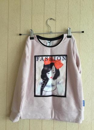 Реглан для девочки на рост 122