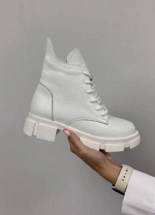 Демі шкіряні ботинки