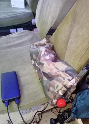 Зимняя муфта для рук с дополнительным подогревом / мужская муфта для рук usb от power bank