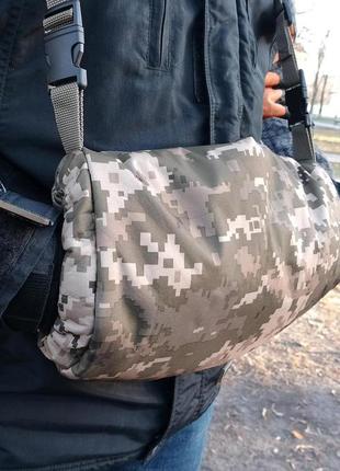 Зимняя муфта для рук с дополнительным подогревом / мужская муфта для рук usb от power bank