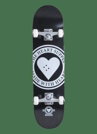 Скейтборд heart supply logo complete skateboard (8", badge black) (frd.036712)