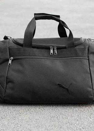 Мужская дорожная спортивная сумка puma bl черная на 36 литров для фитнеса и путешествий6 фото