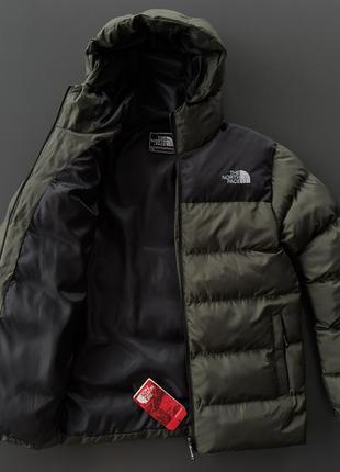 Куртка зимова чоловіча the north face 700 до -25°c чорна пуховик чоловічий зимовий зе норт фейс з капюшоном tnf8 фото