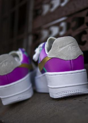 Кросівки кеди nike air force 1 sage lx pink/purpur кроссовки кеды6 фото