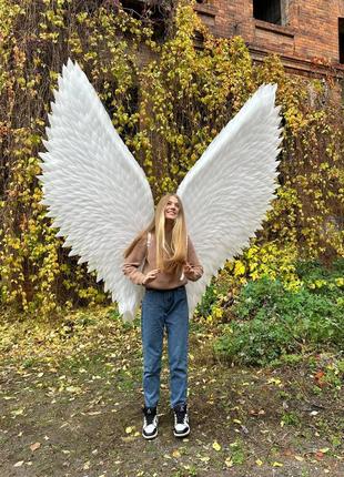 Крылья ангела большой карнавальный костюм для девочки на праздник крылья для беременных большие