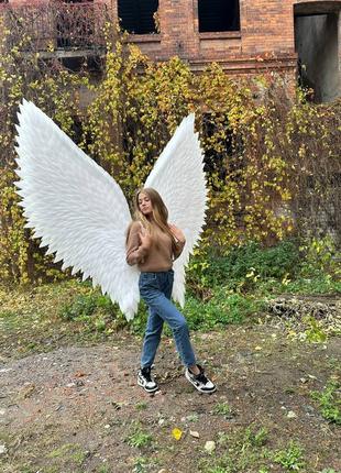 Крылья ангела большой карнавальный костюм для девочки на праздник крылья для беременных большие