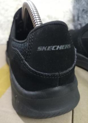 Женские кроссовки skechers (средняя и широкая стопа, лёгкие, шкіра-текстиль, сша) #12085 фото