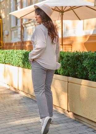 Штаны кашемир кашемировые теплые высокая классические посадка джеггинсы по фигуре облегающие брюки джоггеры карго10 фото