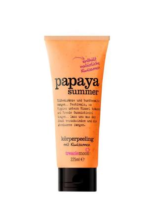 Скраб для тіла "літня папая" treaclemoon papaya summer body scrub, 225 мл