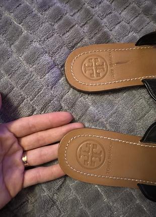 Tory burch кожаные босоножки дорогого бренда 37 37.57 фото