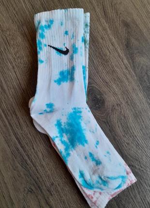 Високі шкарпетки tie-dye3 фото