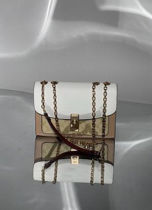 Женская кожаная сумка 👜 coach lane shoulder bag in colorblock signature canvas5 фото