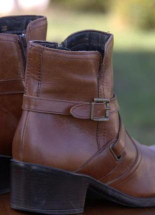 Качественные кожаные ботинки французского бренда fontana di3 фото