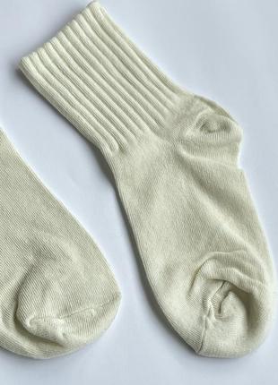 Базові шкарпетки/носки🤍2 фото