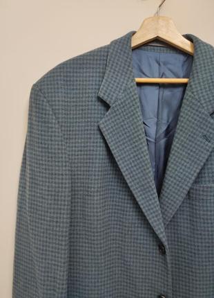 Мужской пиджак классический повседневный плотный мягкий серый gianni vera milano, размер xl4 фото