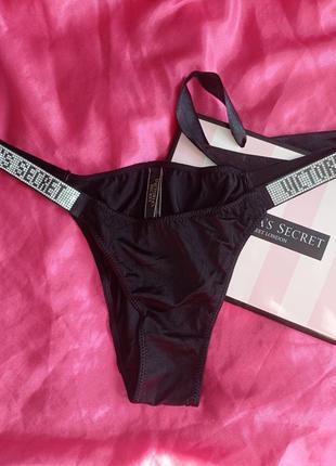 Трусы труси трусики черные,червоні,рожеві,леопардові красные victoria's secret бразильяна стринги