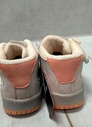 Високі дитячі кросівки apawwa черевики утеплені  рожевий р20-р254 фото