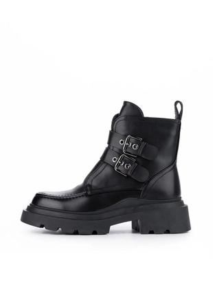 Ботинки женские черные экокожа зима 11м
код товара : 119077