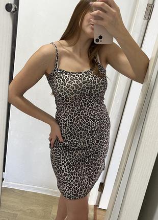 Платье леопардовое2 фото
