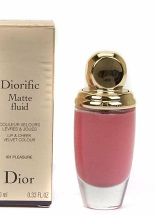 Diorific matte fluid lip & cheek velvet color 005