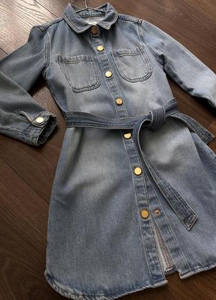 Сукня сорочка джинсова2 фото