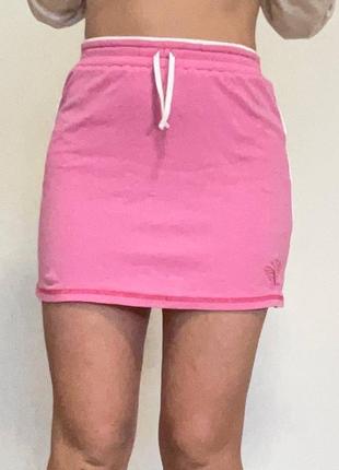 Розовая мини юбка y2k