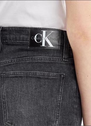 Женские черные джинсы мом оригинал calvin klein кельвин10 фото