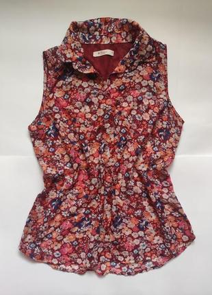 Легесенкая неевеса блуза, блузка в цветочный принт colin's1 фото