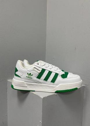 Кросівки adidas new low forum ‘white green’