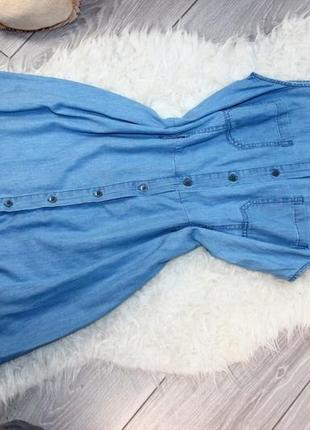 Стильное джинсовое летнее платье сарафан